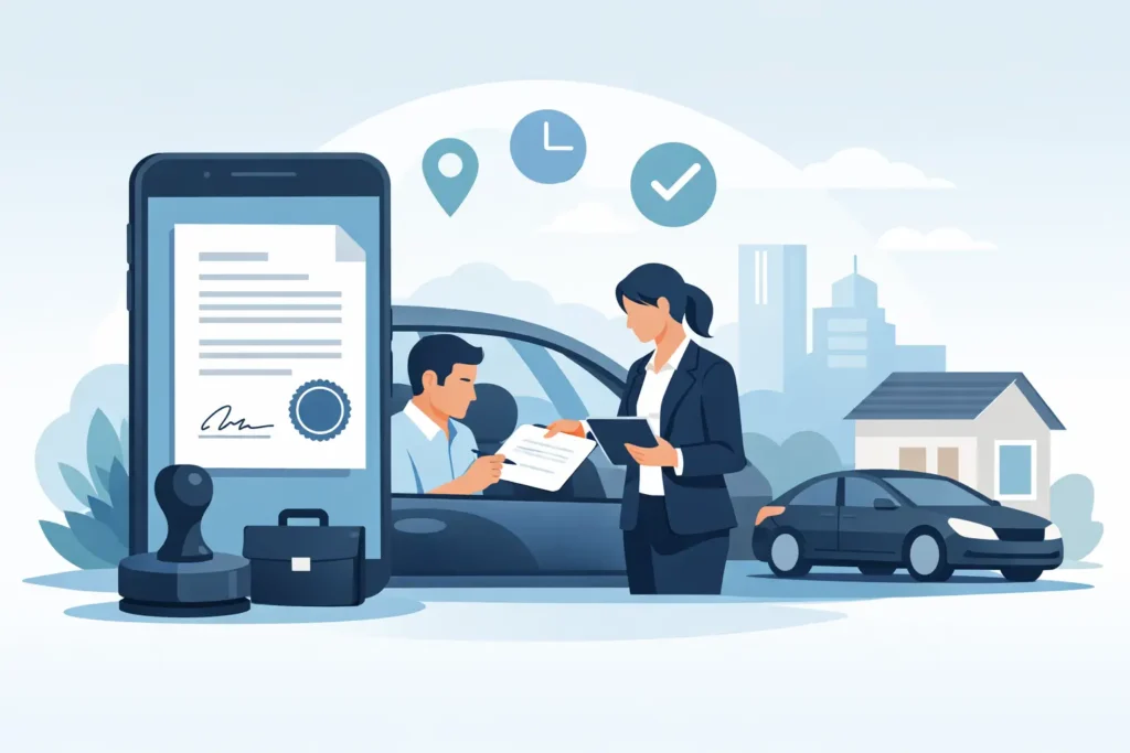 Mobile Notarisation: How It Works