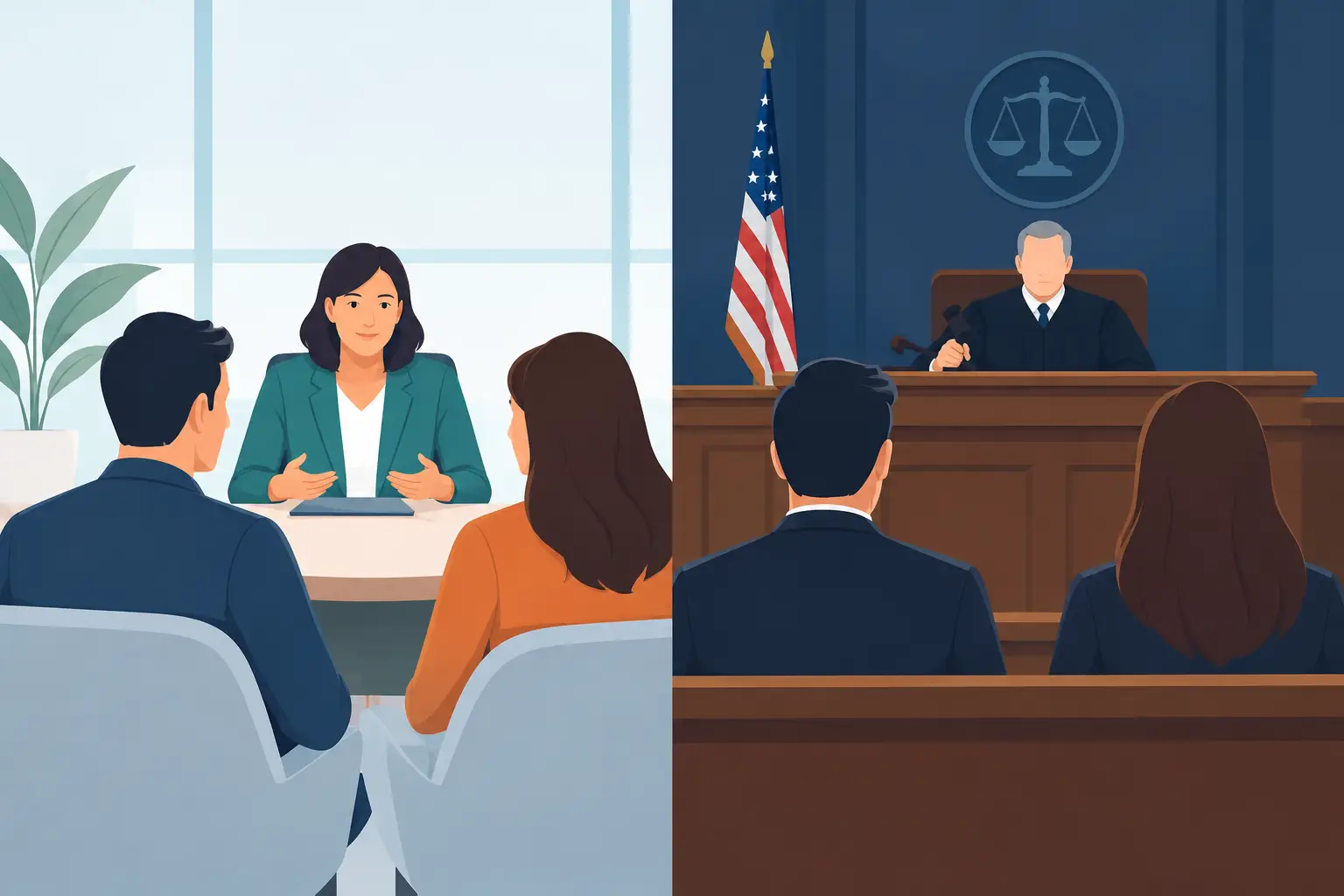 Mediation Versus Divorce Court: Which Fits?